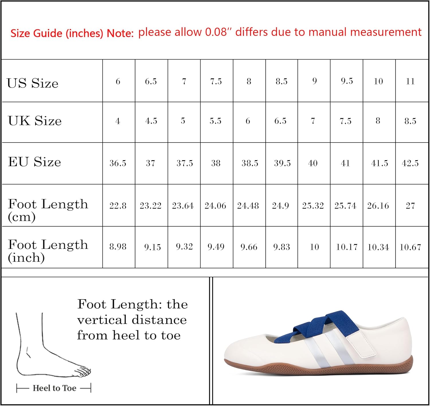 Tigeridea Sneakers for Women Fashion Retro Mary Jane Sneakers Comfortable Business Casual Tennis Shoes Lightweight Slip On Ballet Flats Footwear - Image 9