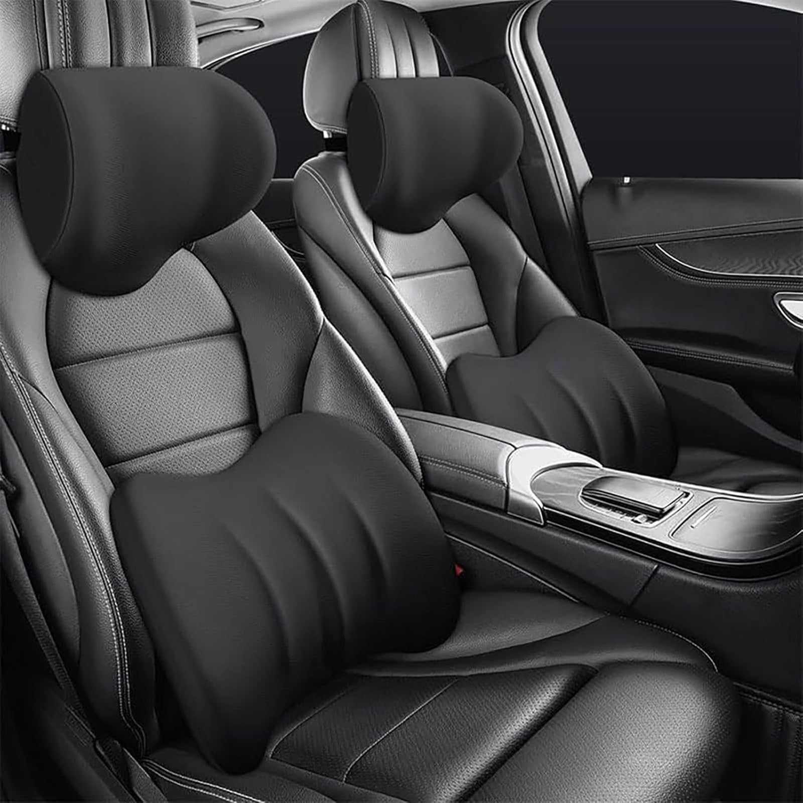 Cuscino Poggiatesta Auto per OMODA 5/E5 | Supporto per Seggiolino,Poggiatesta da Viaggio Ortopedico,Supporto Collo, Testa e Spalle,Rimovibile Traspirante
