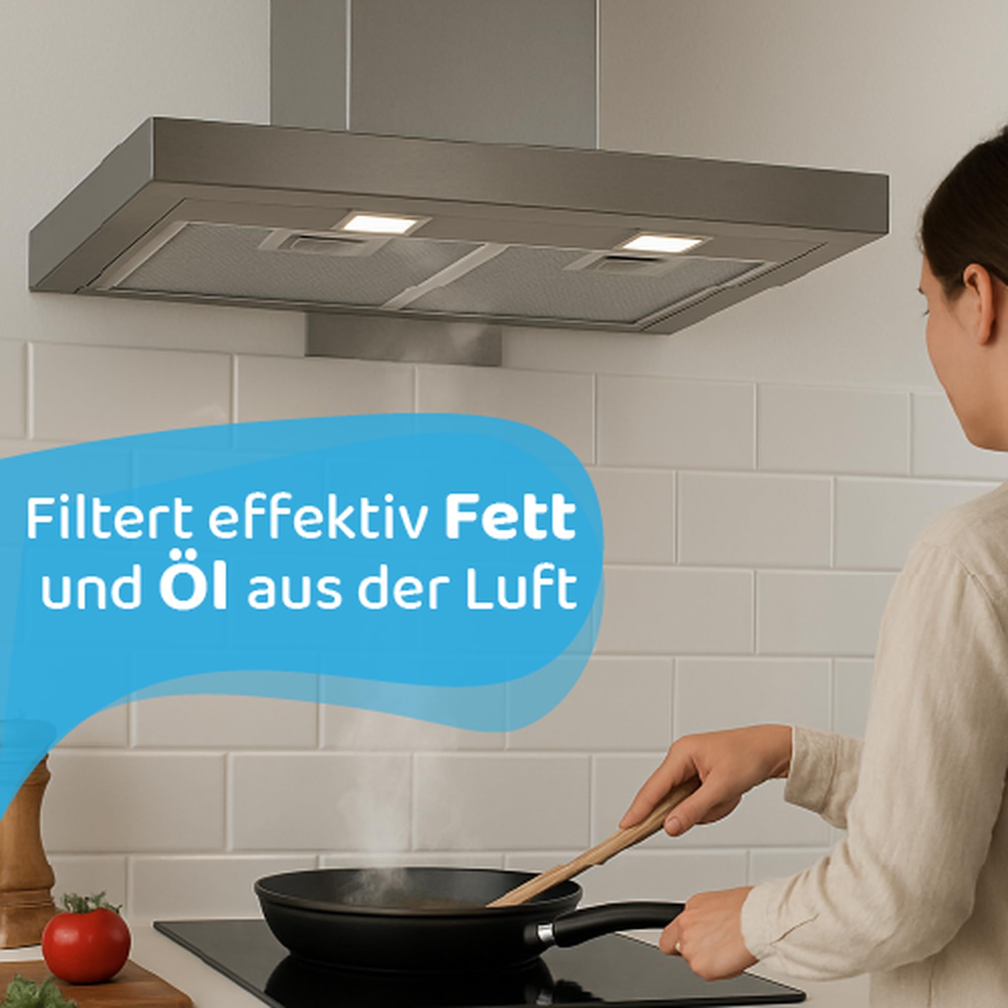 AllSpares Metall-Fettfilter Set 352812/00352812 & 352813/00352813 für Siemens/Bosch | Vorder- & Rückseite | Ersatzfilter für Dunstabzugshaube | spülmaschinengeeignet | Maße 420x175 mm & 445x175 mm