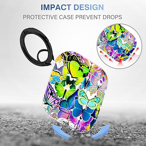 Vista 76 de Maxjoy for AirPods 2nd Generation Case, Unique Design Hard Protective Shockproof Airpods Case Cover with Keychain Compatible with Apple AirPods Sea