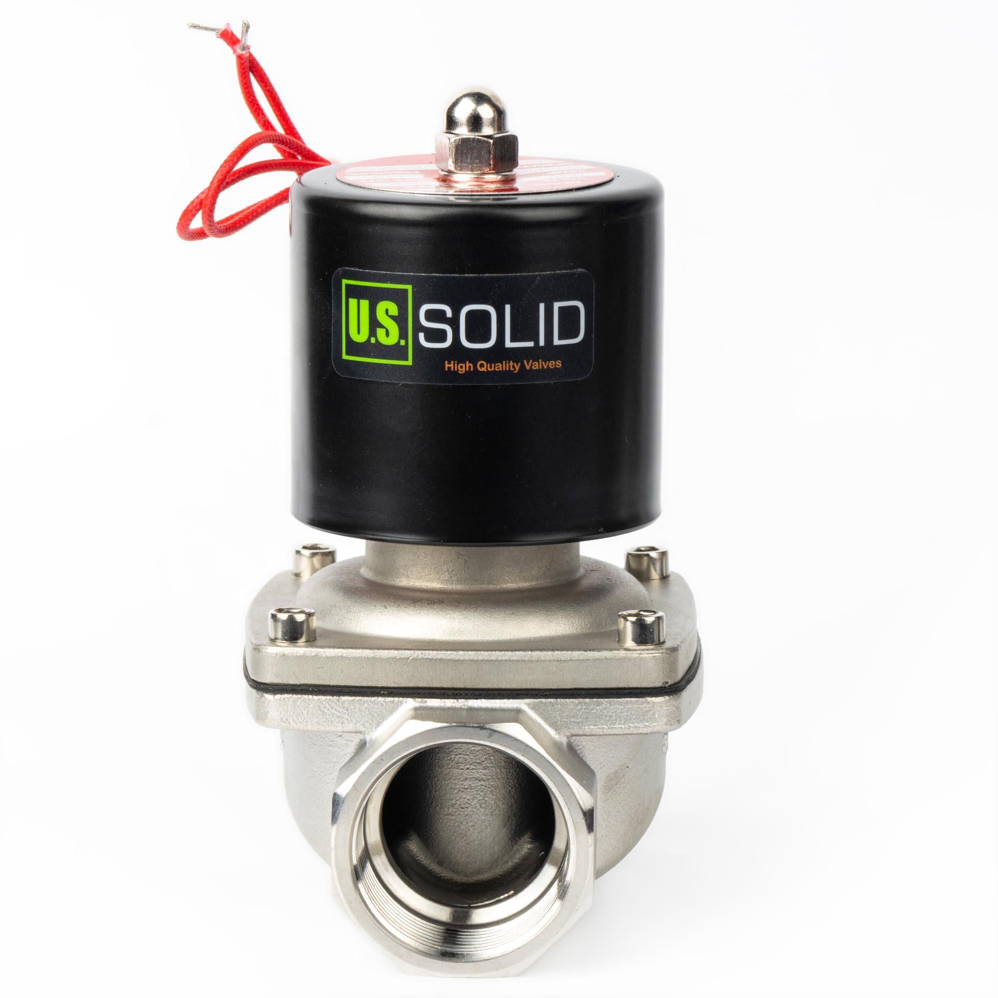 Électrovanne 220V en acier inoxydable et joint Viton haute résistance G 1-1/4"