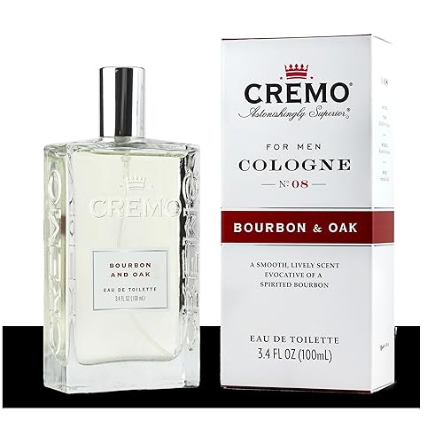 Cremo Cologne For Men Bourbon & Oak - Spray de colonia para hombre, una sofisticada mezcla de especias de destilador, bourbon fino y roble blanco,