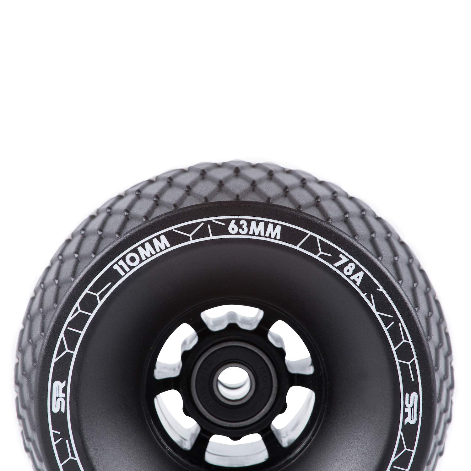 Buy Slick Revolution BLACK Skate Wheels 78A 110mm Rough Terrain