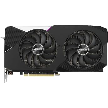 ASUS Dual GeForce RTX 3070 V2 8GB OC Edition Gaming Graphics Card Lite Hash Rate LHR GDDR6 Memory PCIe 4.0 2x HDMI 2.1 3x DisplayPort 1.4a DUAL-RTX3070-O8G-V2