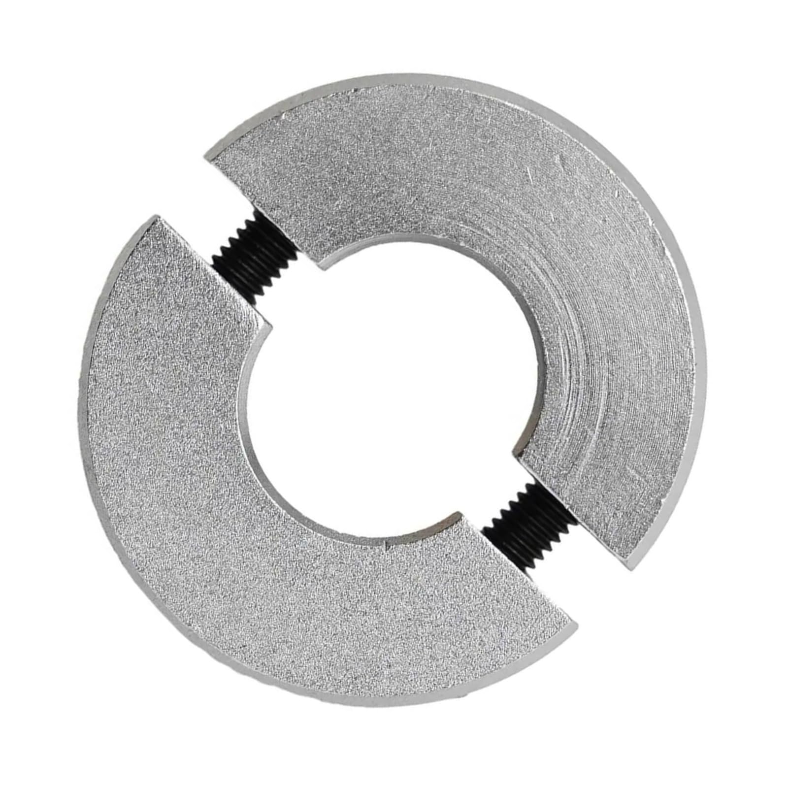 Aluminum Alloy Fixed Locking Limit Ring - Double Split Shaft Collar with Screws for 6-20mm Diameter Applications, 1pc(20mm)