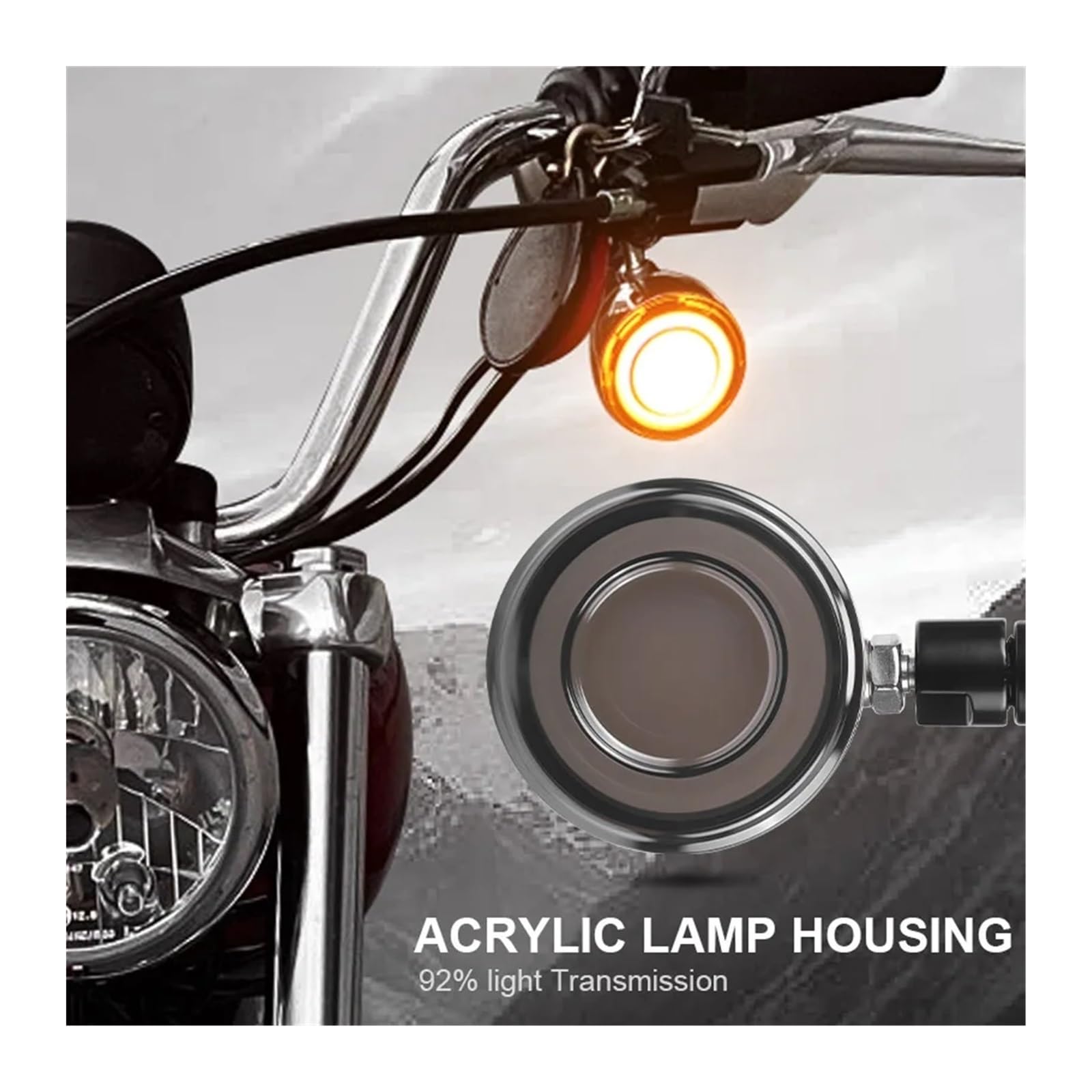 Indicatore di direzione a LED moto anteriore Indicatoris Motos