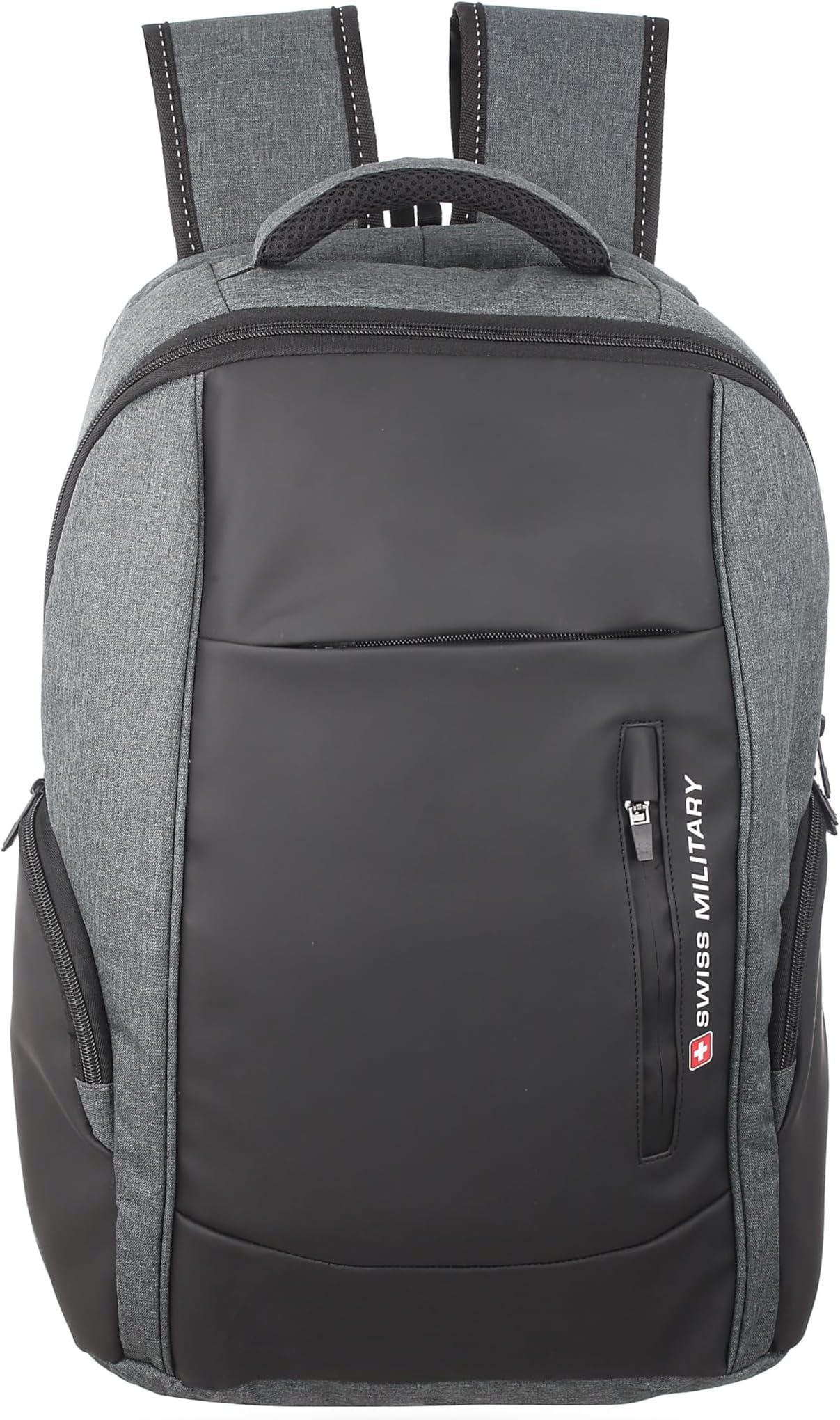 Swiss Military Multi Utility Backpack with USB Charging Port - LBP89, Grey, M
