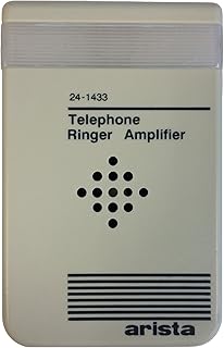 Arista 24-1433 Amplified Telephone Ringer/Flasher Landline