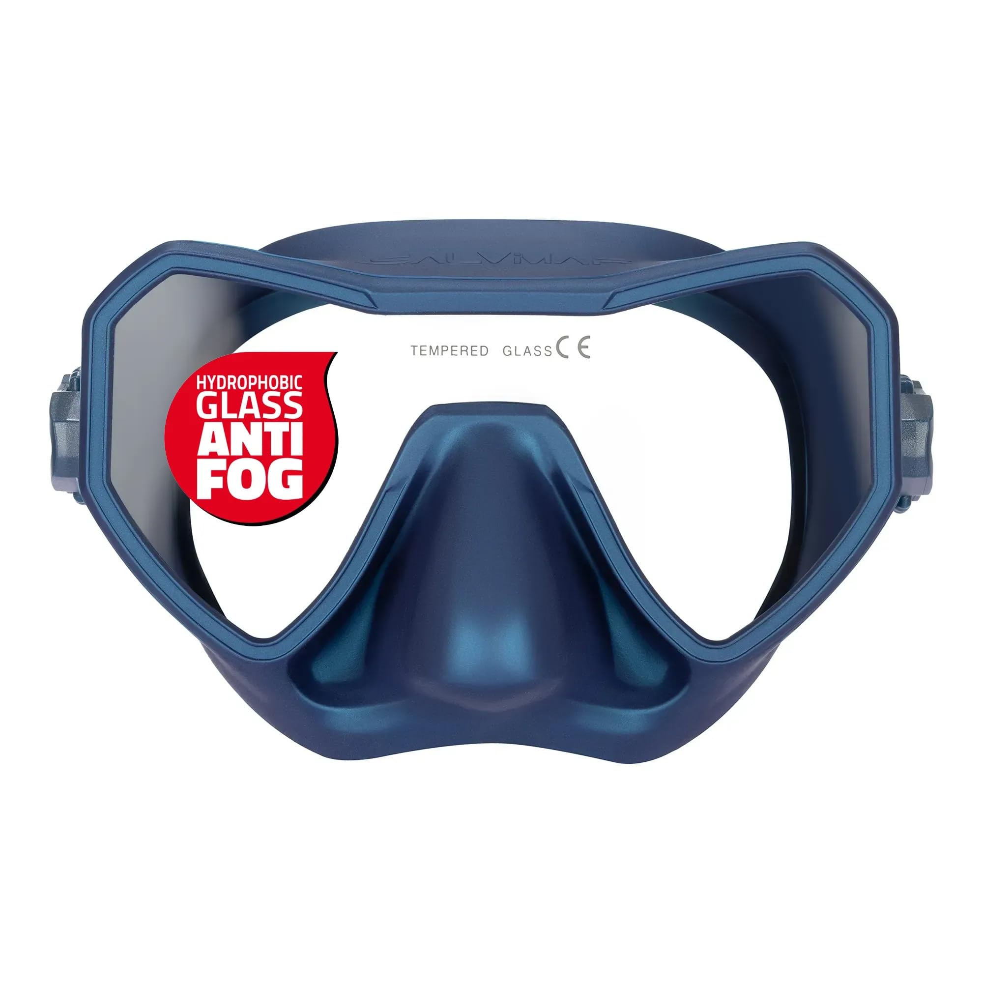 Salvimar, Combo - Máscara Neo Anti Fog Shining Azul + Bite Air Snorkel