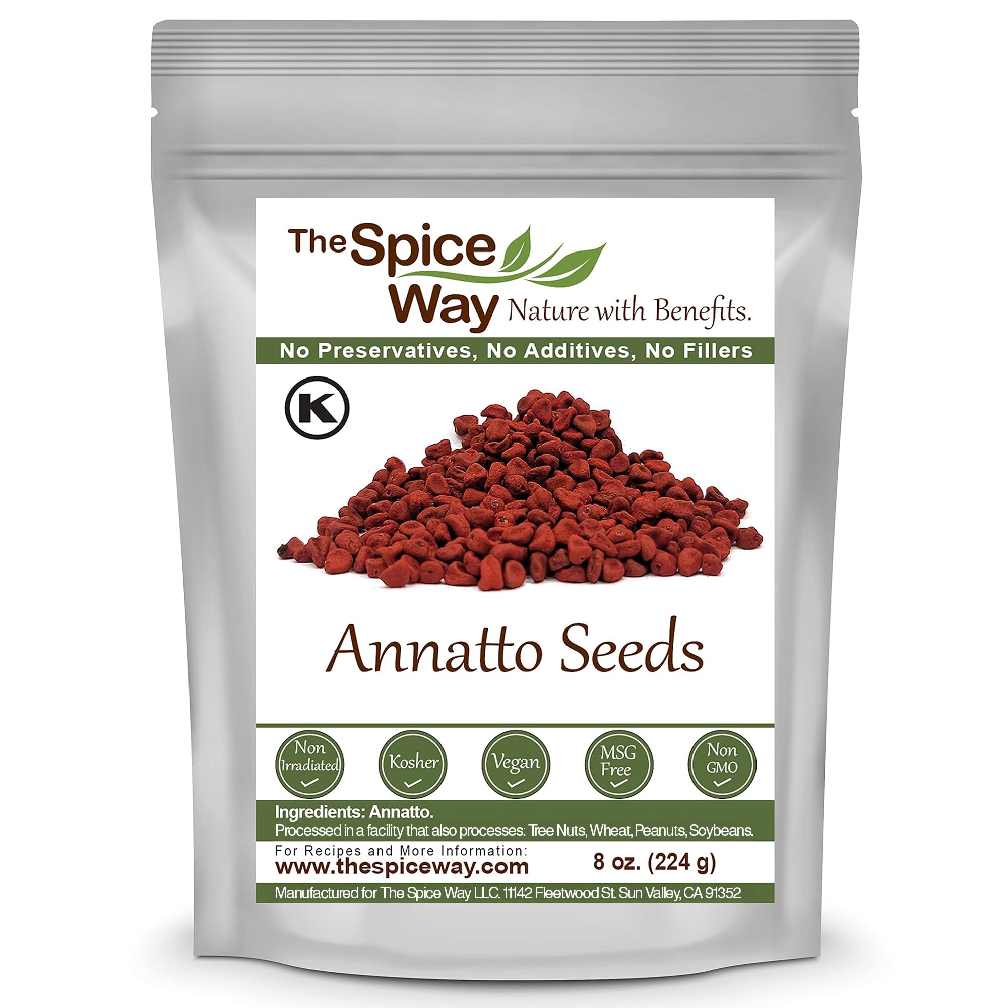 The Spice Way Annatto Seeds - (8 oz) also known as achiote seed