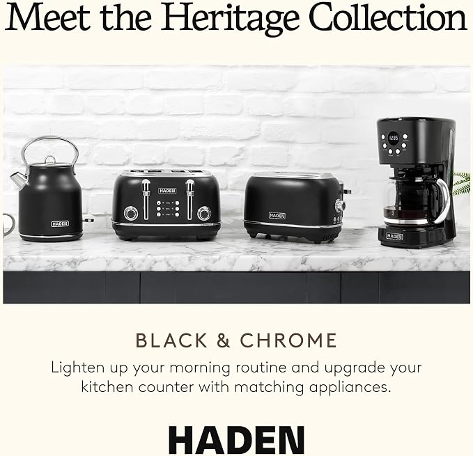 Tostadora Haden Heritage 4 rebanadas acero inoxidable miniatura 6