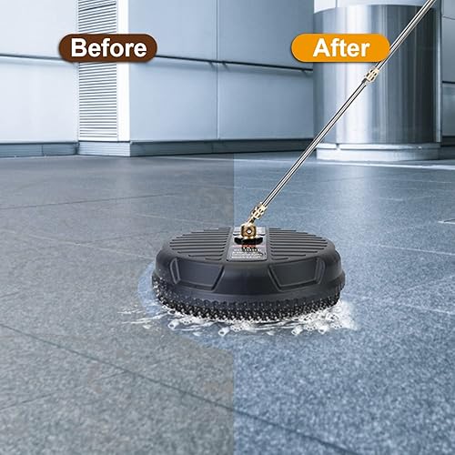 Miniatura 6 de Moclever - Limpiador de superficie para lavadora a presión, accesorio circular para lavadora a presión de 3600 PSI, accesorio de disco de lavadora