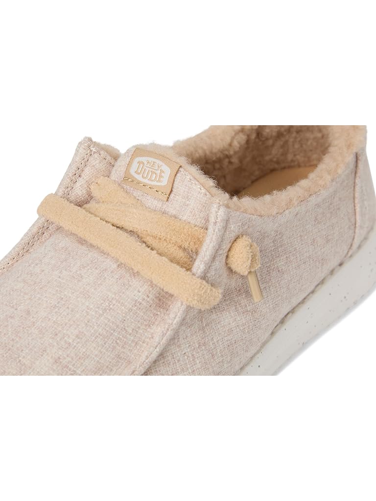 Beige Hey Dude Wendy Wool Cozy