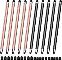 Vista 9 de 40 piezas de puntas de goma de repuesto para lápiz capacitivo, alta sensibilidad y precisión, puntas de goma negras universales para lápiz 40