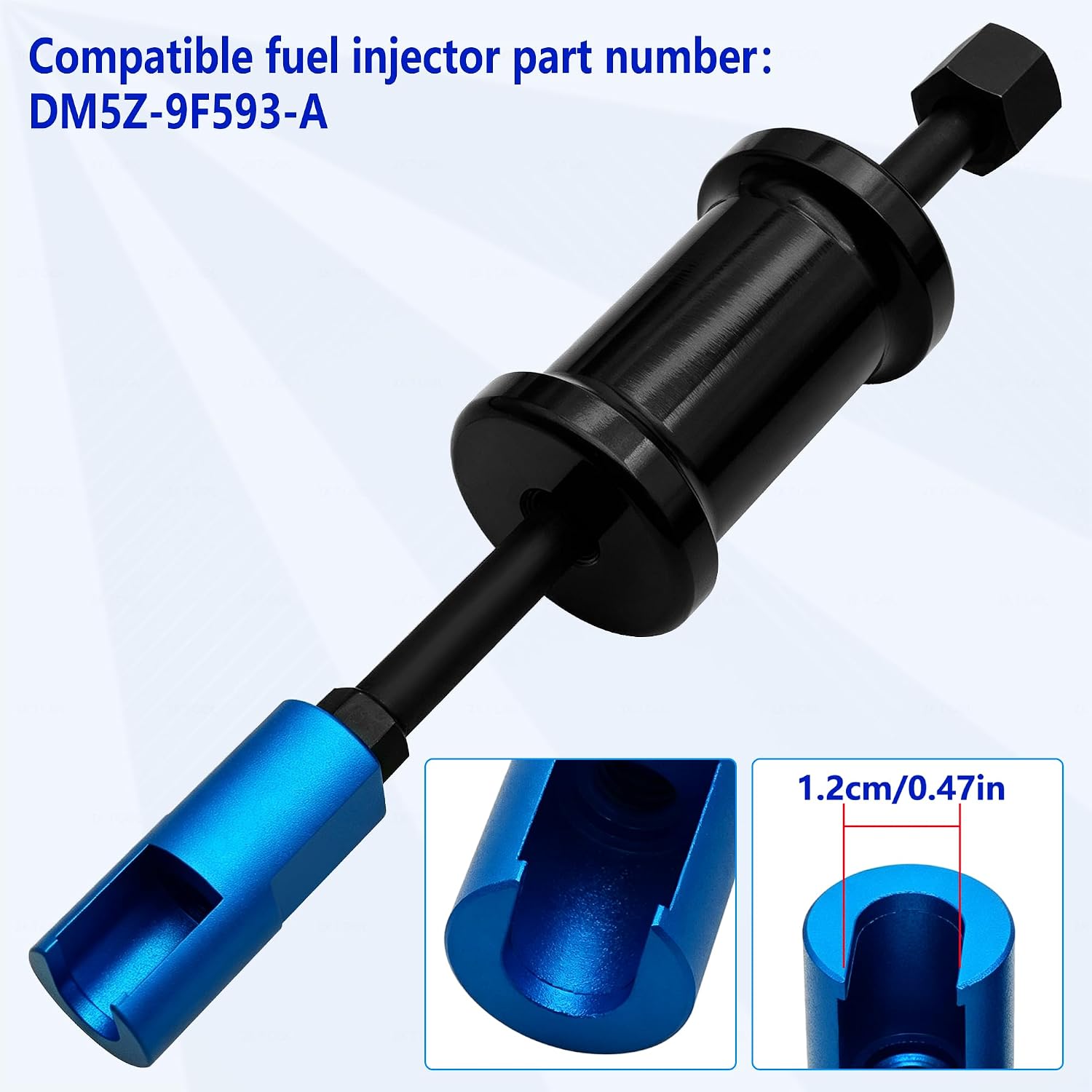 Fuel Injector Puller Tool Kit for Ford HL3Z/DM5Z/K2GZ-9F593-A BL3Z-9F593-B