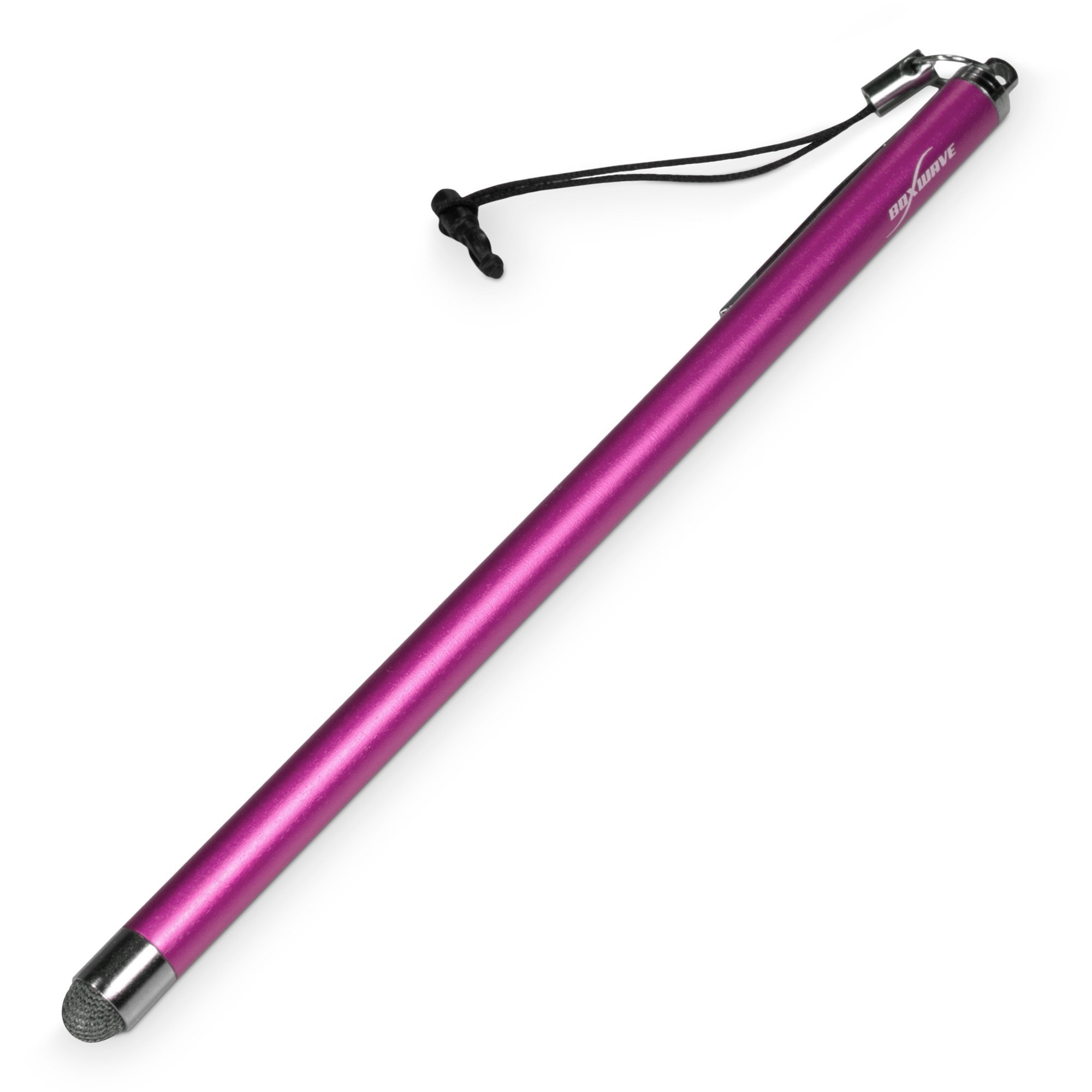 BoxWave Stylus Pen Compatible with iPad (1st Gen 2010) - EverTouch Slimline Capacitive Stylus, Slim Barrel Capacitive Stylus with FiberMesh Tip - Rose Pink