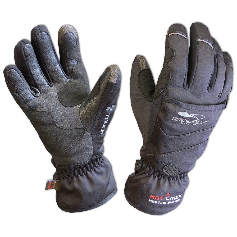 Charly Touch Combi 2-in-1 Fingerhandschuhe Fäustlinge beheizbare Handschuhe Windstopper