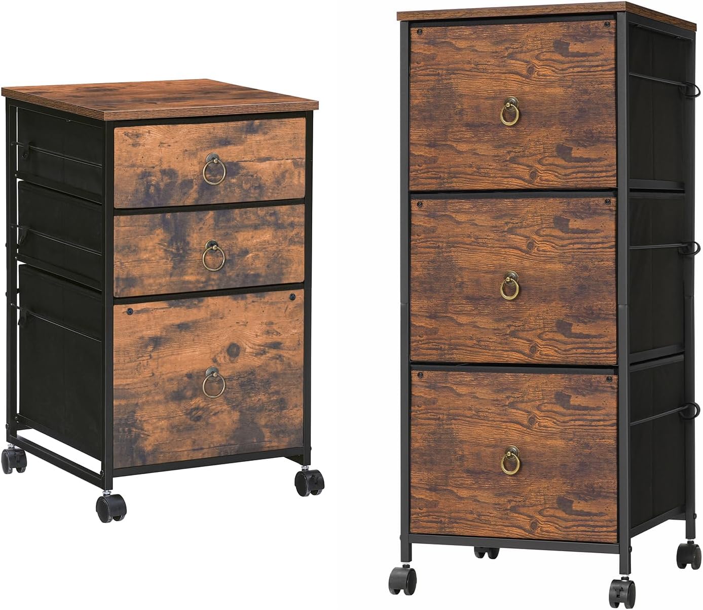 HOOBRO 3Drawer File Bundle, Vertical Filing