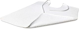 Juego de baberos para adulto de color liso blanco ROMOLO © mordaza con cordones con bolsa de lavado