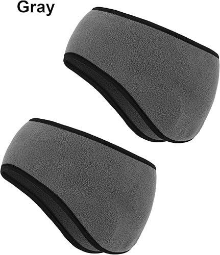 Miniatura 4 de Boao 2 diademas de invierno de forro polar para adultos y niños para uso en invierno