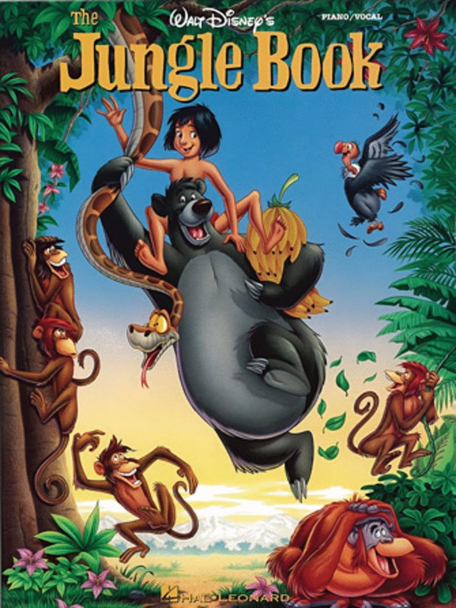 The Jungle Book Book [Softcover] Piano, Vocal and Guitar Walt Disney