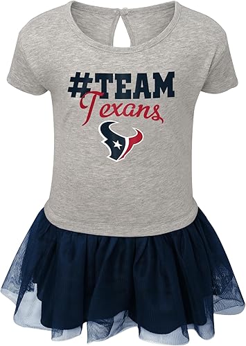 Outerstuff NFL Teams - Camiseta de manga corta para niñas pequeñas (2T-4T)
