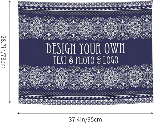 Miniatura 5 de FAMILOVE Tapiz de pared personalizado, para colgar en la pared, bohemio, hippie, mandala tapiz para dormitorio, estético, regalos para hombres y