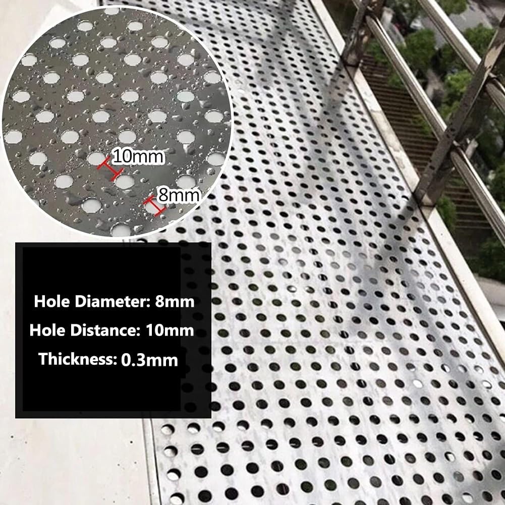 0.1mm Hole Perforated Stainless Steel Sheet /Punching Hole Screen Mesh - Perforated Panel, Chain Curtain - View #2