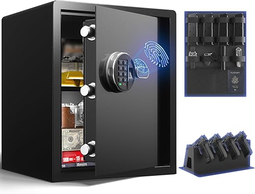 Biometric Handgun Safe – Quick Access Pistol Storage Lock