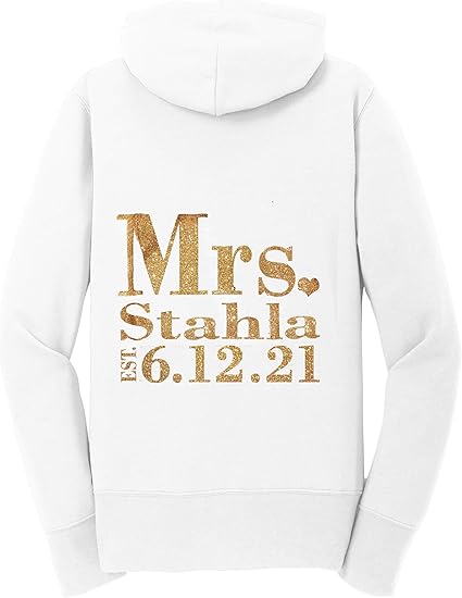 Personalized bride sweatshirt Clearance