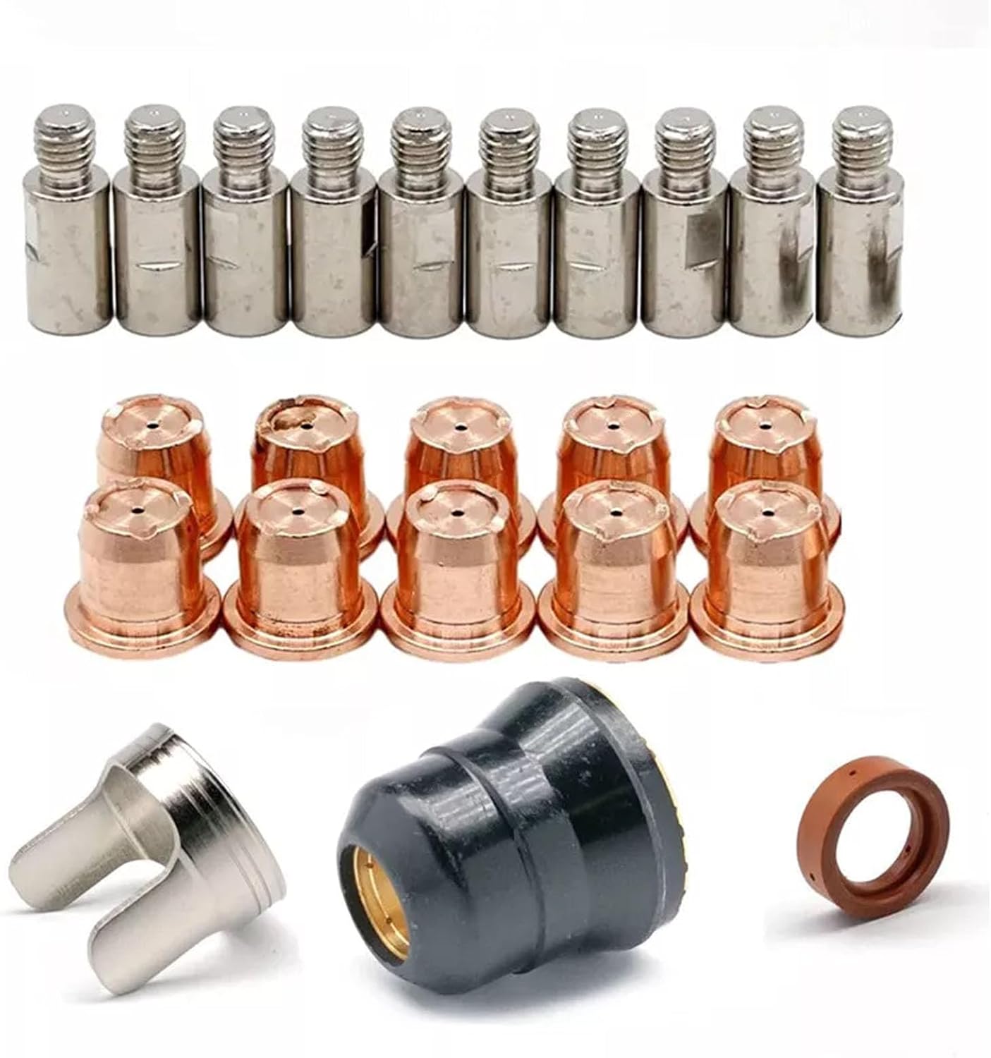 IPT40 Plasma Torch Electrode Drag Tip Cap kits for YESWELDER CUT-55DS Pro & CUT-65DS PRO Non-HF Plasma Cutter (1-pk Shield Cap)
