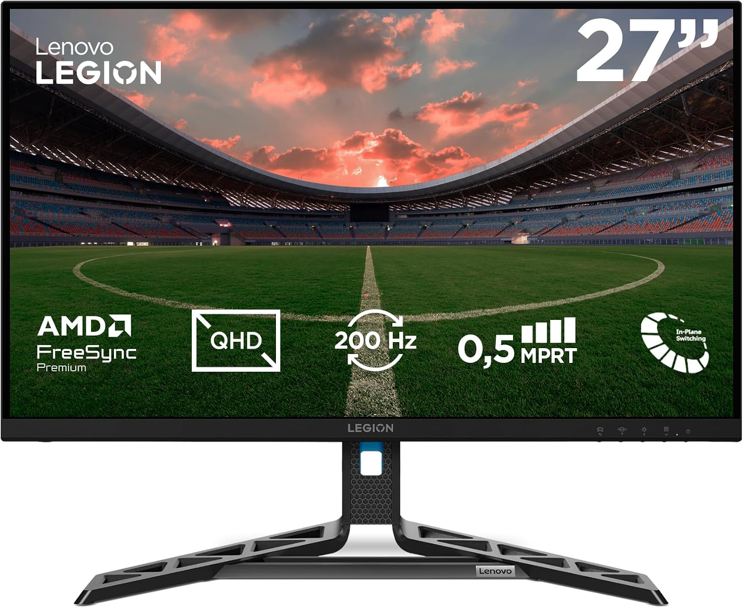 Lenovo Legion R27qe Gen 2 – Monitor Gaming QHD 27″ (IPS, 200 Hz, 0.…