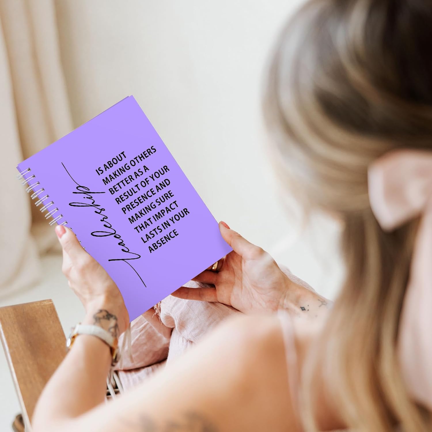 2Pcs Leadership Gifts Leader Spiral Notebook Boss Appreciation Gift Retirement Journal,Thank You Gifts for Boss Leaders Supervisor Mentor Manager (Spiral-2Pcs Leadership Purple) - Image 6