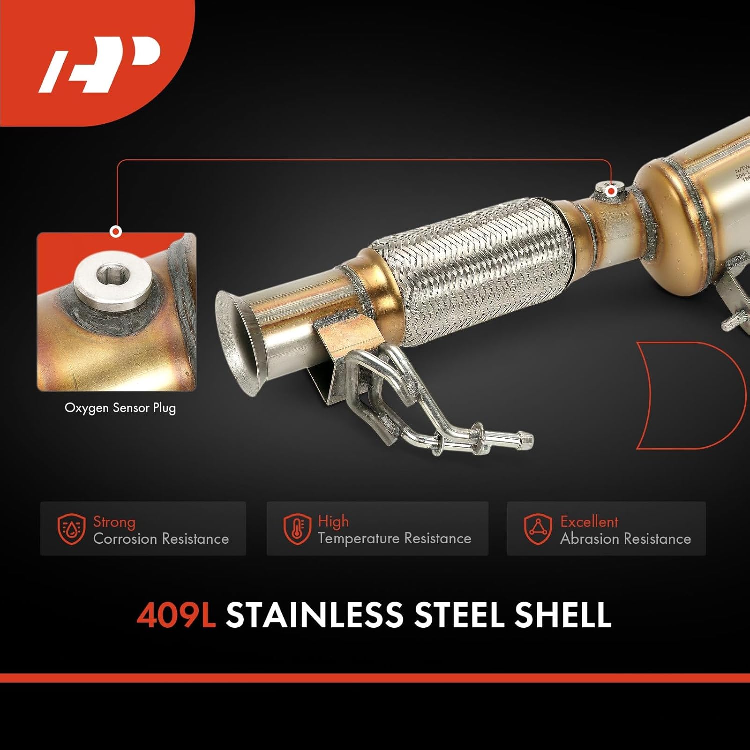 A-Premium Front Catalytic Converter Kit Direct-Fit Compatible with Ford Escape 2020 2021 2022, 1.5L, E.P.A. Compliant