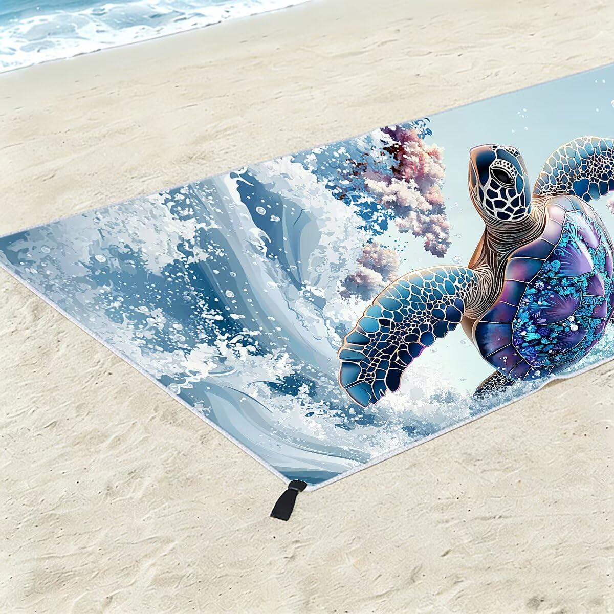 Ręcznik plażowy z mikrofibry, duży ręcznik plażowy 90 x 200 cm 2 sztuki, damski ręcznik gimnastyczny szybkoschnący, odporny na piasek ręcznik z mikrofibry, lekkie ręczniki na siłownię dla kobiet