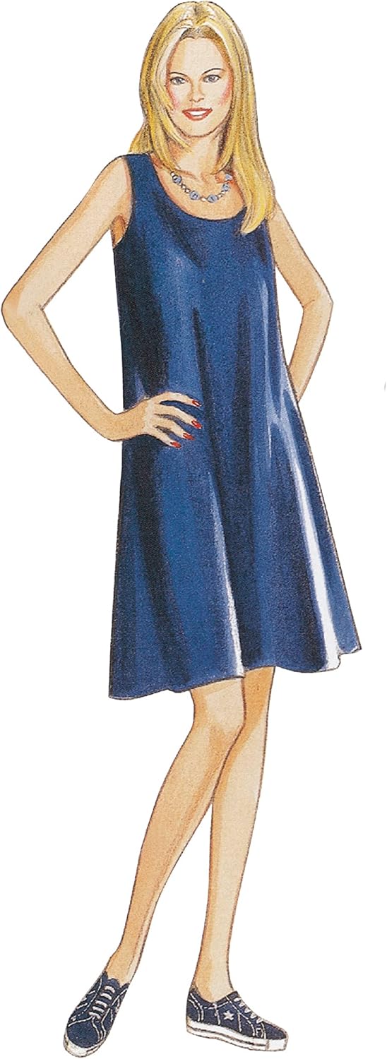 New Look U06352A Misses' Dress Sewing Pattern Packet, Code 6352, Sizes 8-10-12-14-16-18