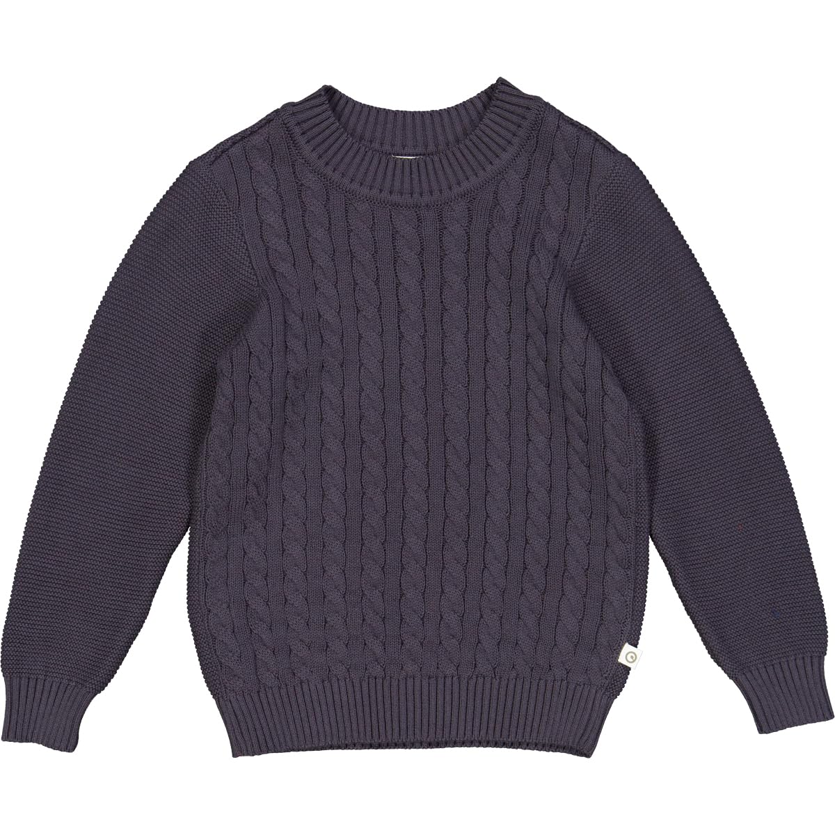 Müsli Boys Mystery Blue By Green Cotton 'S Knit Cable Sweater Sweater Sweater,