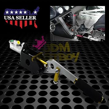 JDMBESTBOY Gold Hydraulic Racing Hand E Brake Drift Rally Handbrake Aluminium Lever HB01