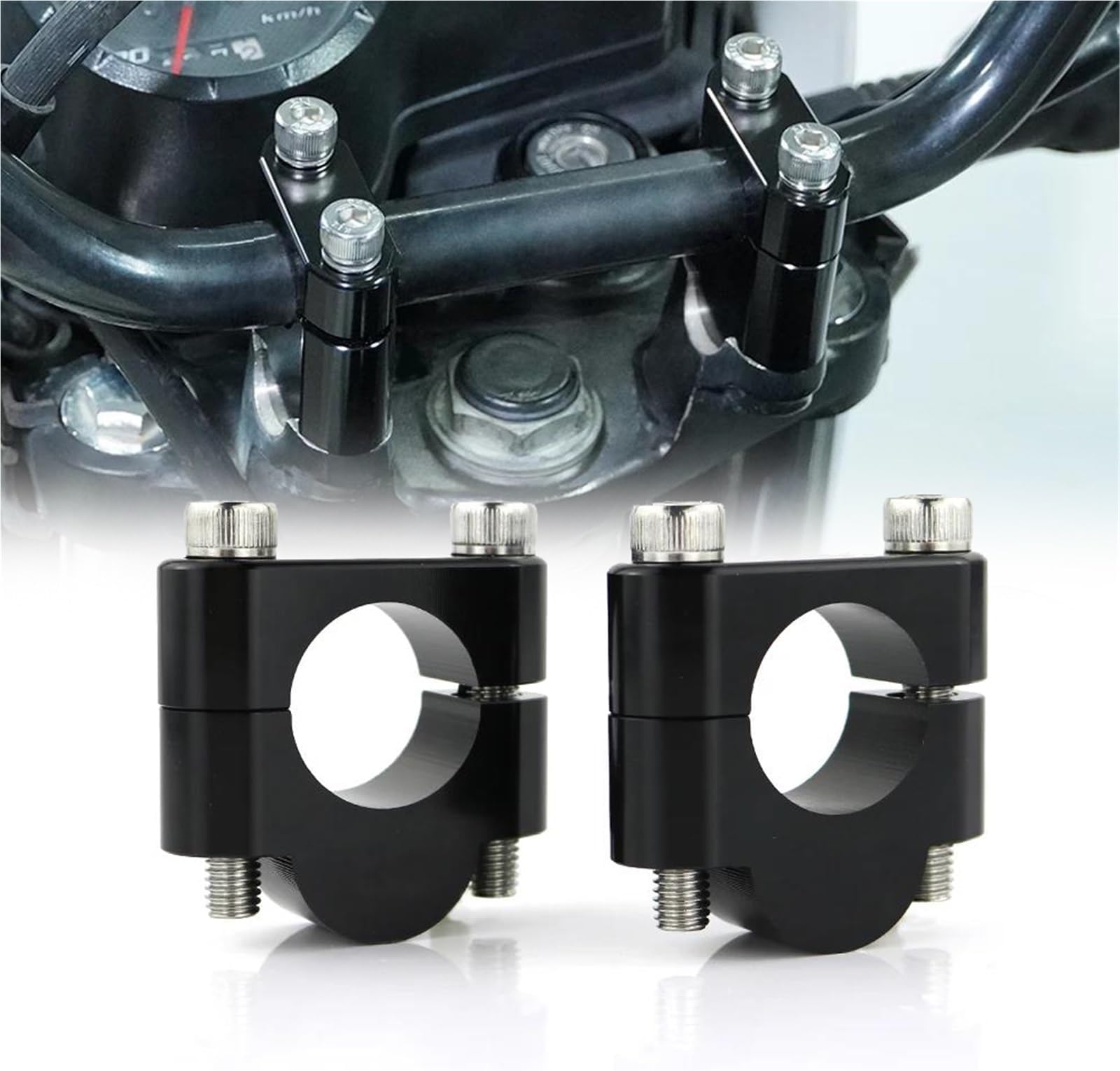 For Triumph Speed Triple 1050i /R/RS/S Street 675/R/S/RS 765 R/S 400 28mm 1 1/8" Motorcycle Handlebar Risers Clamps