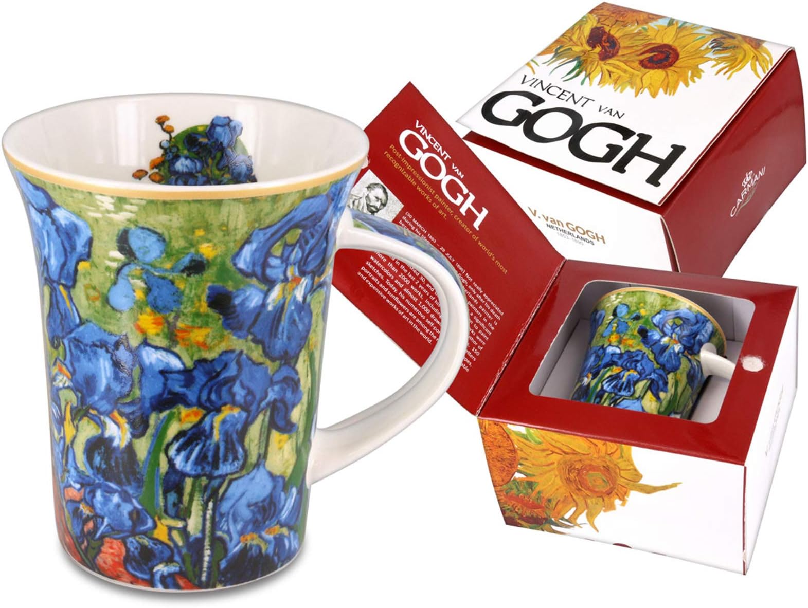 The Leonardo Collection William Kilburn LP94355 Set of 4 Ceramic Mugs ...