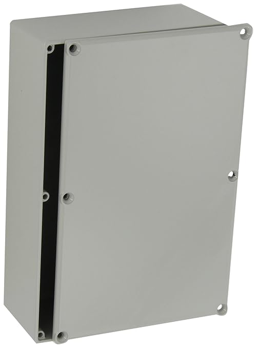 Bud Industries Cu 247 G Aluminum Econobox 7 3 8 Length X 4 11 16 Width X 2 13 64 Height Gray Painted Finish Electrical Boxes Amazon Com Tools Home Improvement