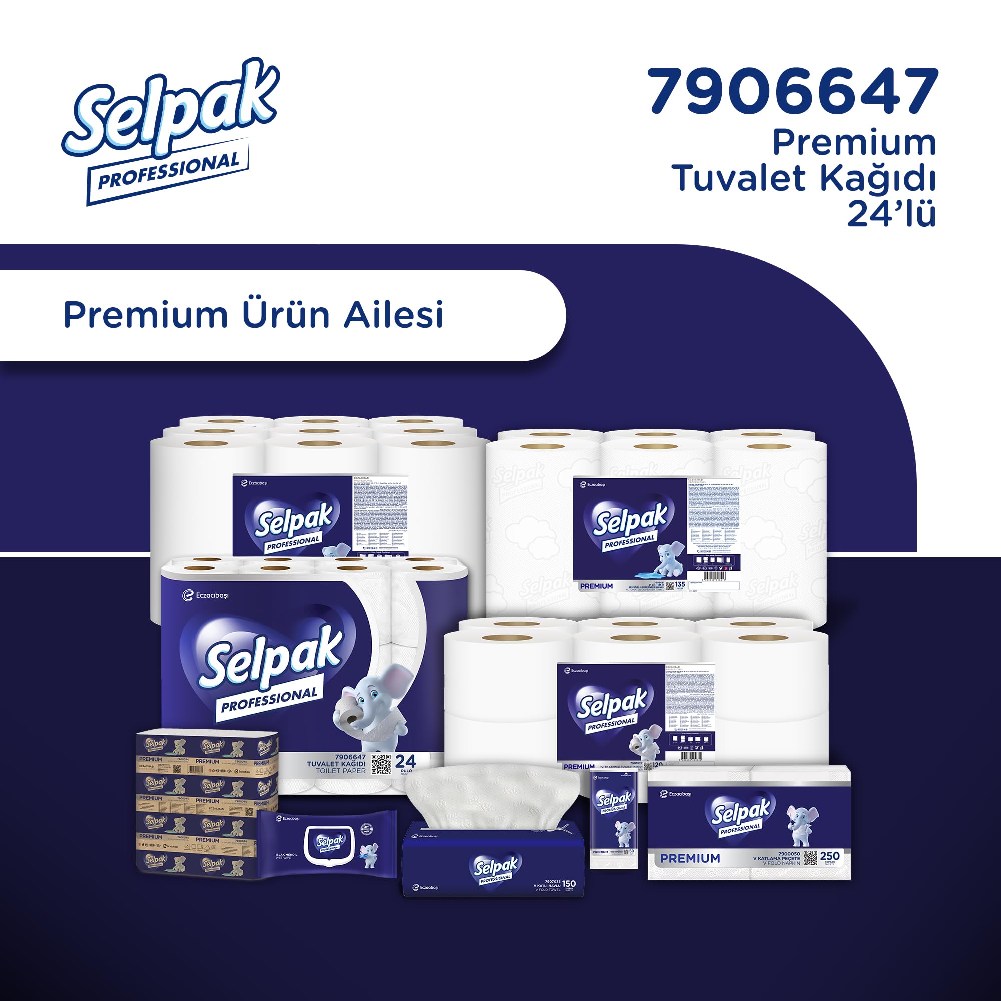 Selpak Professional Premium Tuvalet Kağıdı, 24 Rulo
