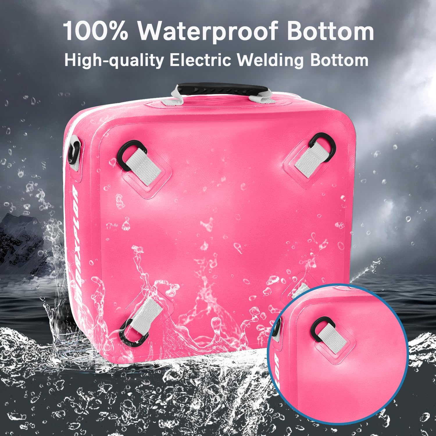 MORXPLOR Waterproof PVC Paddleboard Cooler Deck Bag - 12 Can Soft Insulated Cooler for Paddleboarding, Camping, Kayaking
