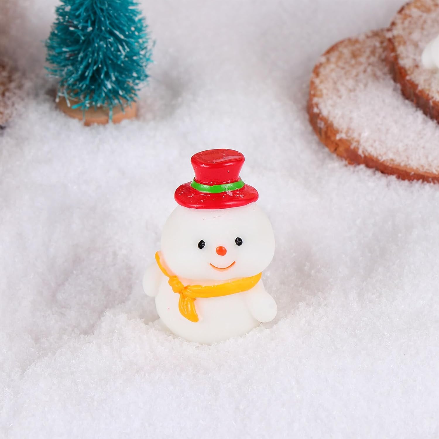 Abaodam Artificial Fake Snow Powder 500g Christmas Fake Snow for Holiday Decor Winter Displays and Craft Decoration