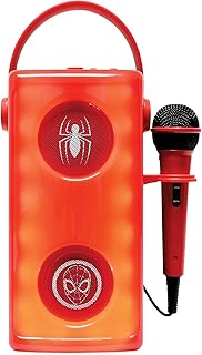 Lexibook, Spider-Man, Bluetooth-Lautsprecher mit Mikro, rot, BTP185SPZ