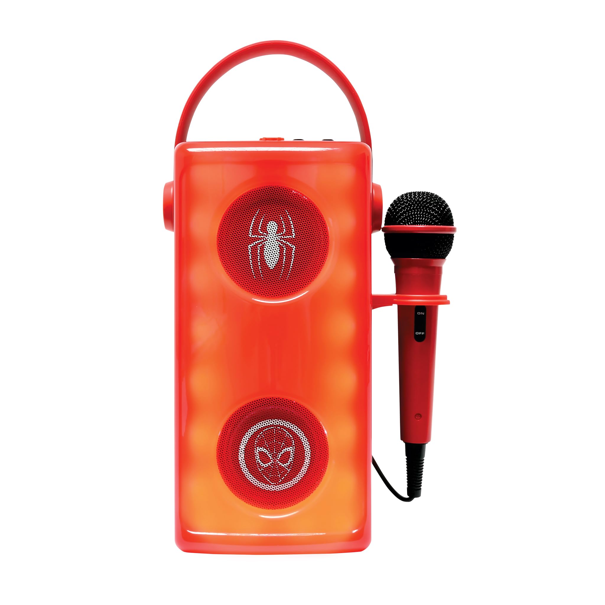 LEXIBOOK Spider-Man Bluetooth Speaker with Mic Red BTP185SPZ