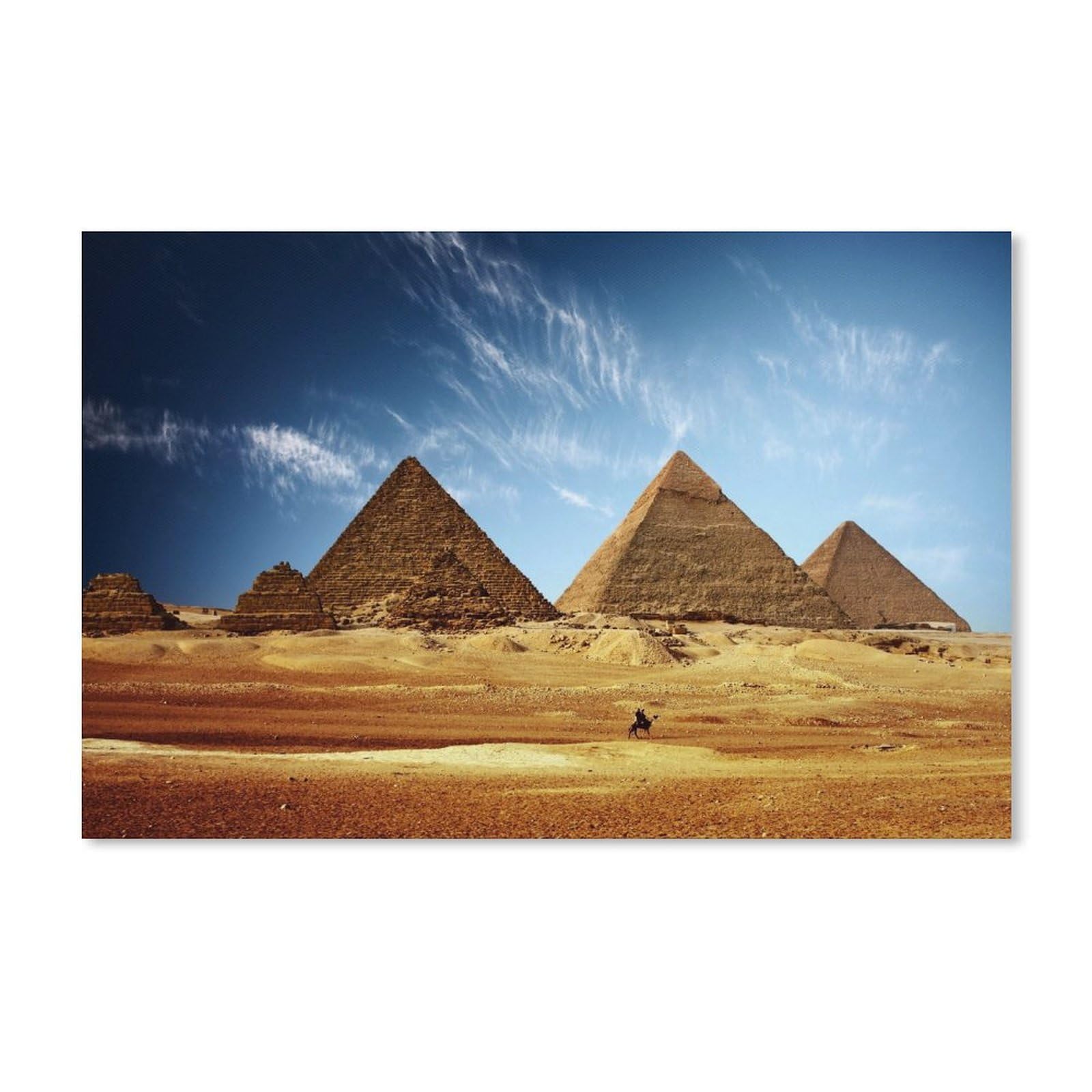 pyramid golden sand blue sky，Diamond Painting Kits for Adults Kids, Diamond Art Kits for Adults Beginner Diamond Painting , Crystal Rhinestone Supplies Art Craft for Home Wall Decor Gifts（50x60cm）-22