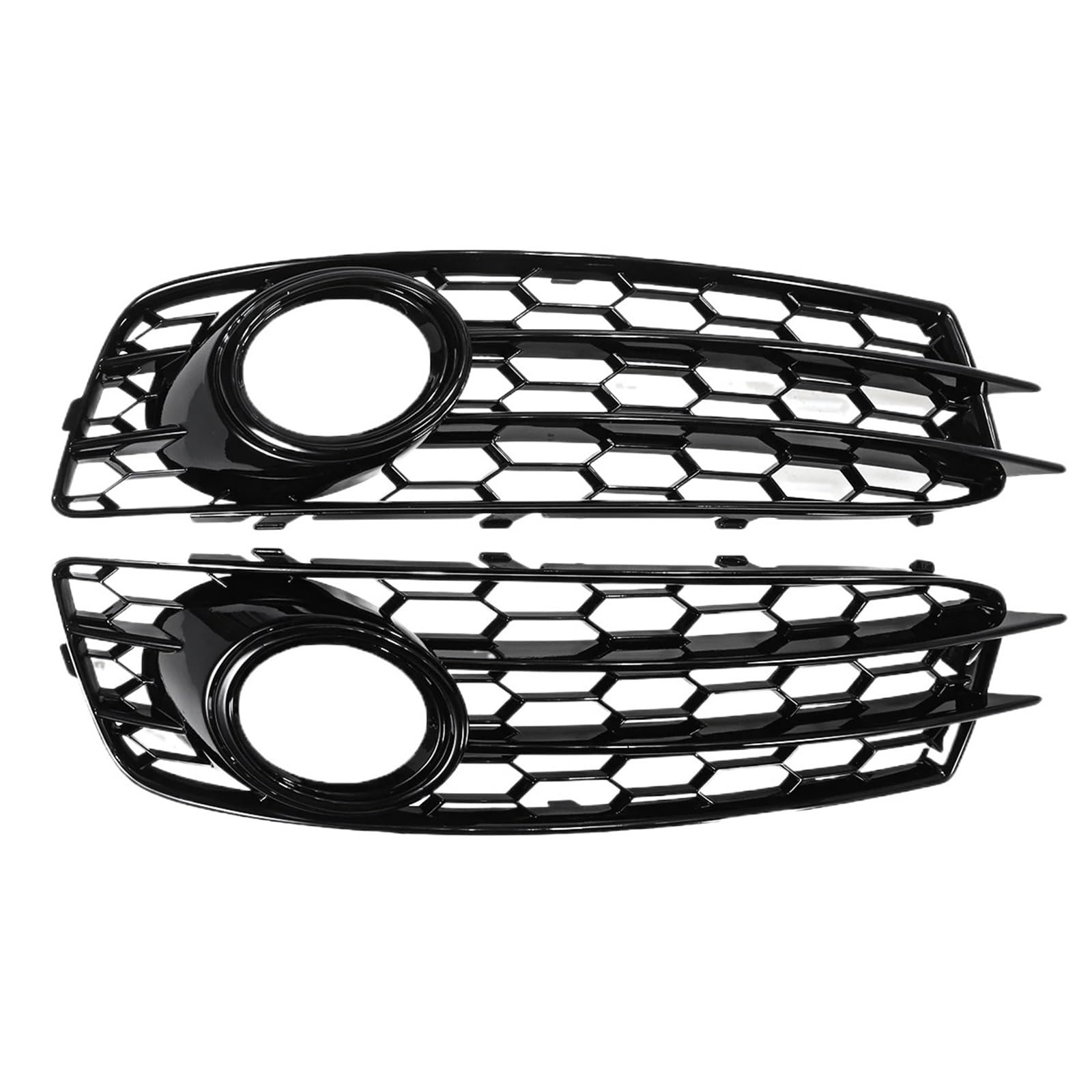 Pasuje do Audi A3 8P S-Line 2009-2012 Przedni zderzak Przeciwmgielne Grille 1 Para Plaster Miodu Siatka Przeciwmgielne Lampy Wyścigowe Grill Pokrywa