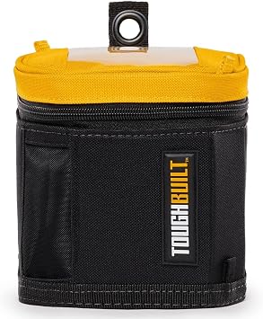 ToughBuilt Cube Softbox Tool Bag, 2 Pieces 6" Soft Tool Box/Case/Carrier, Hard Body Plastic Lined Wall, Puncture Resistant, Electrical Maintenance Tool Storage Organizer TB-192-A2