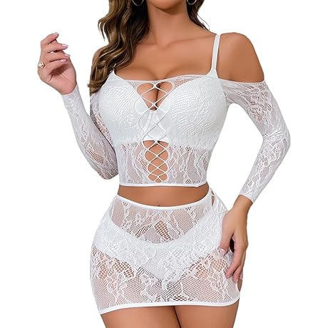 Seductive Fishnet Babydoll Bodysuit: Unleash Your Inner Temptress